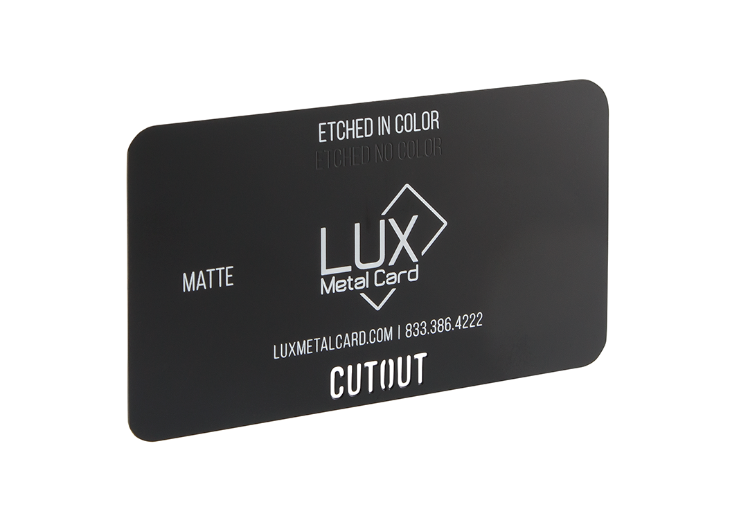Matte Black Metal Membership Cards 1 Matte Black Metal Membership Cards