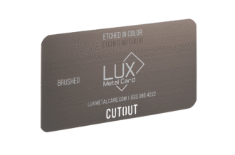 Lux Metal Business Cards 18 Gun Metal Membership Cards