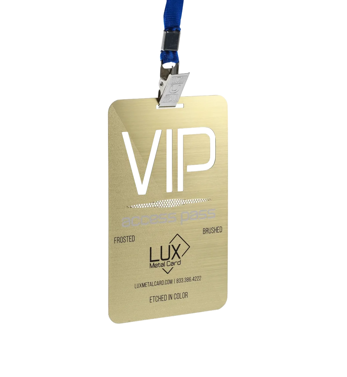 Gold Metal Event Passes – Lux Metal Card