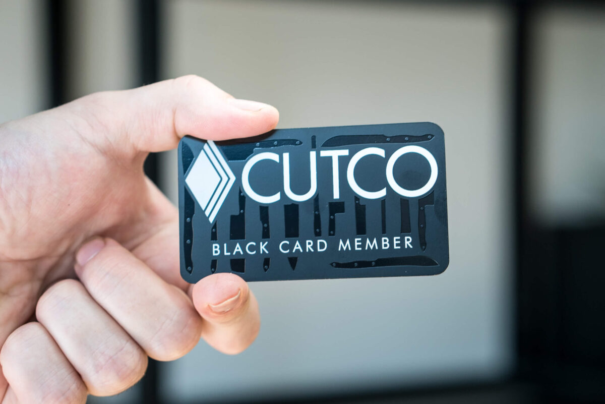 Cutco Matte Black Business Card