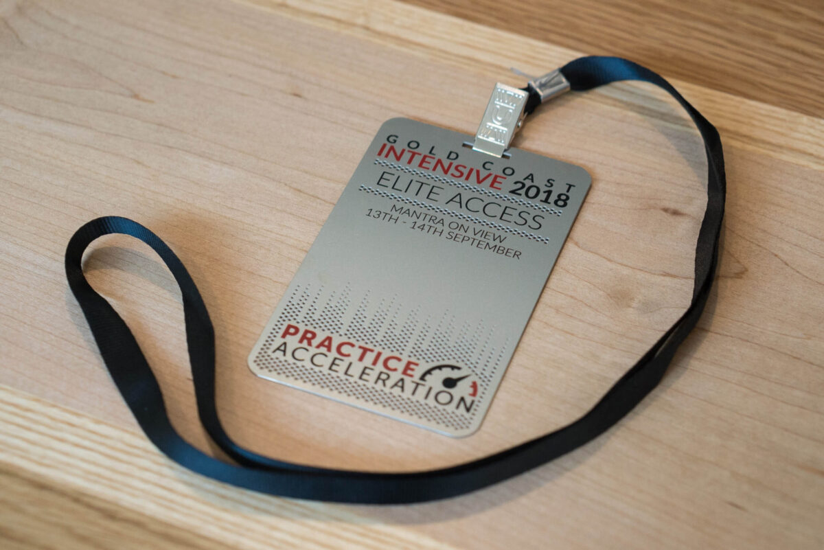 Stainless Metal Event Passes - Image 2
