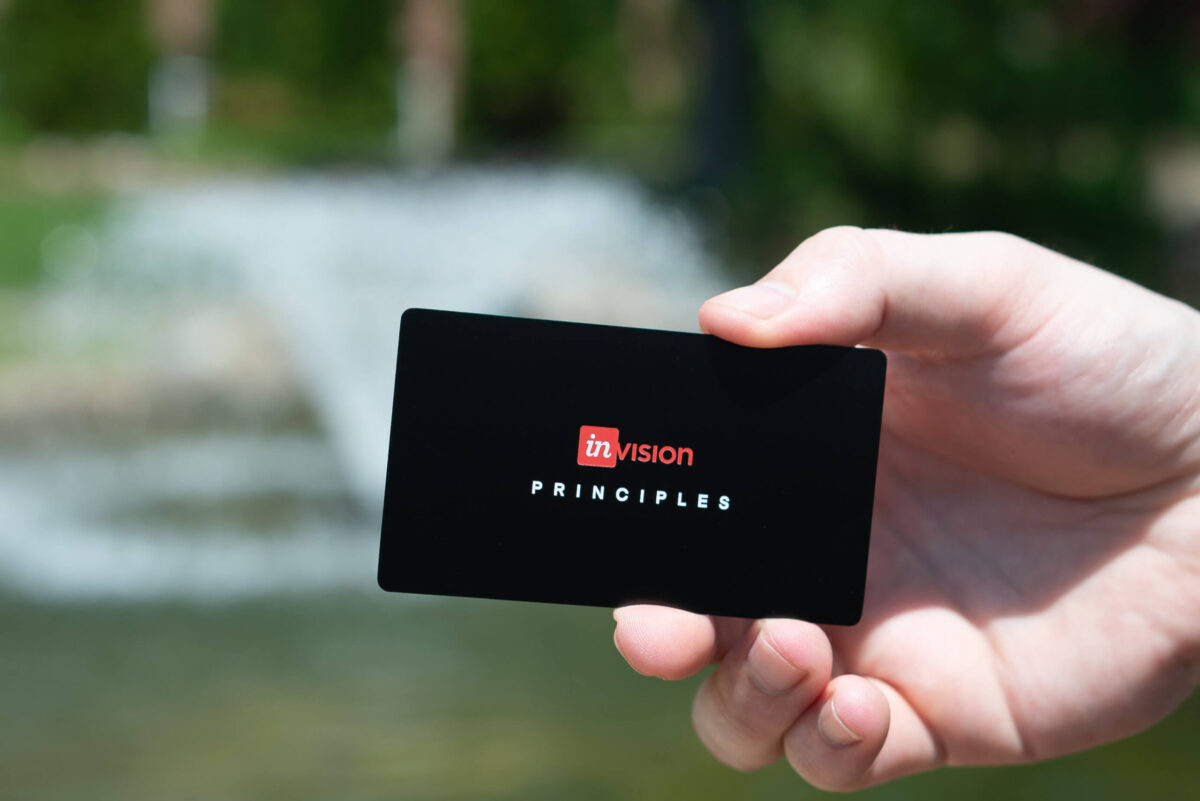 Matte Black Metal Business Card