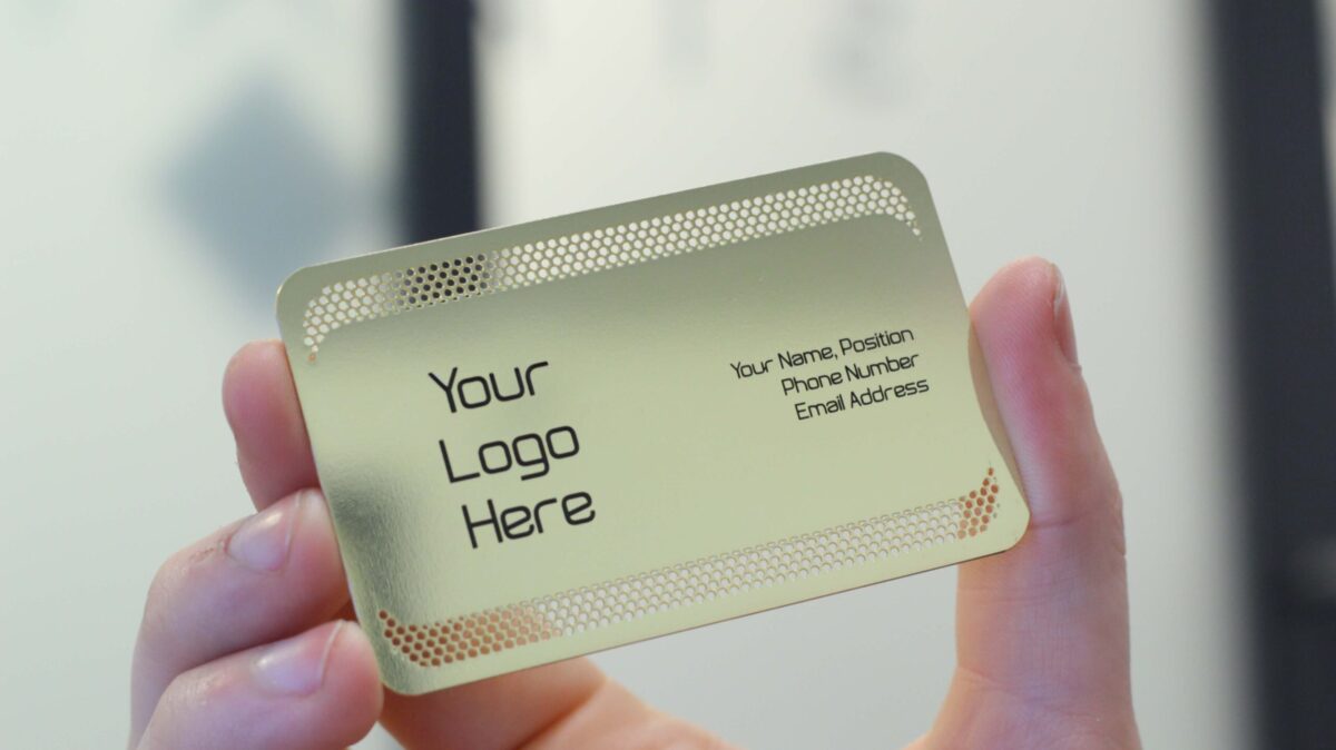 Gold Business Card Sample 5