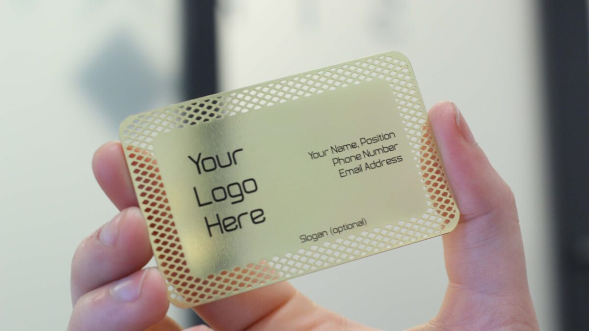 Gold Business Card Sample 5