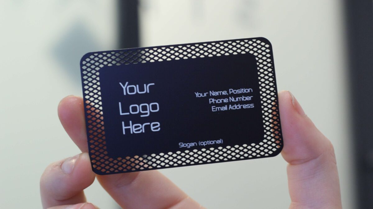 Matte Black Metal Business Card Sample 7