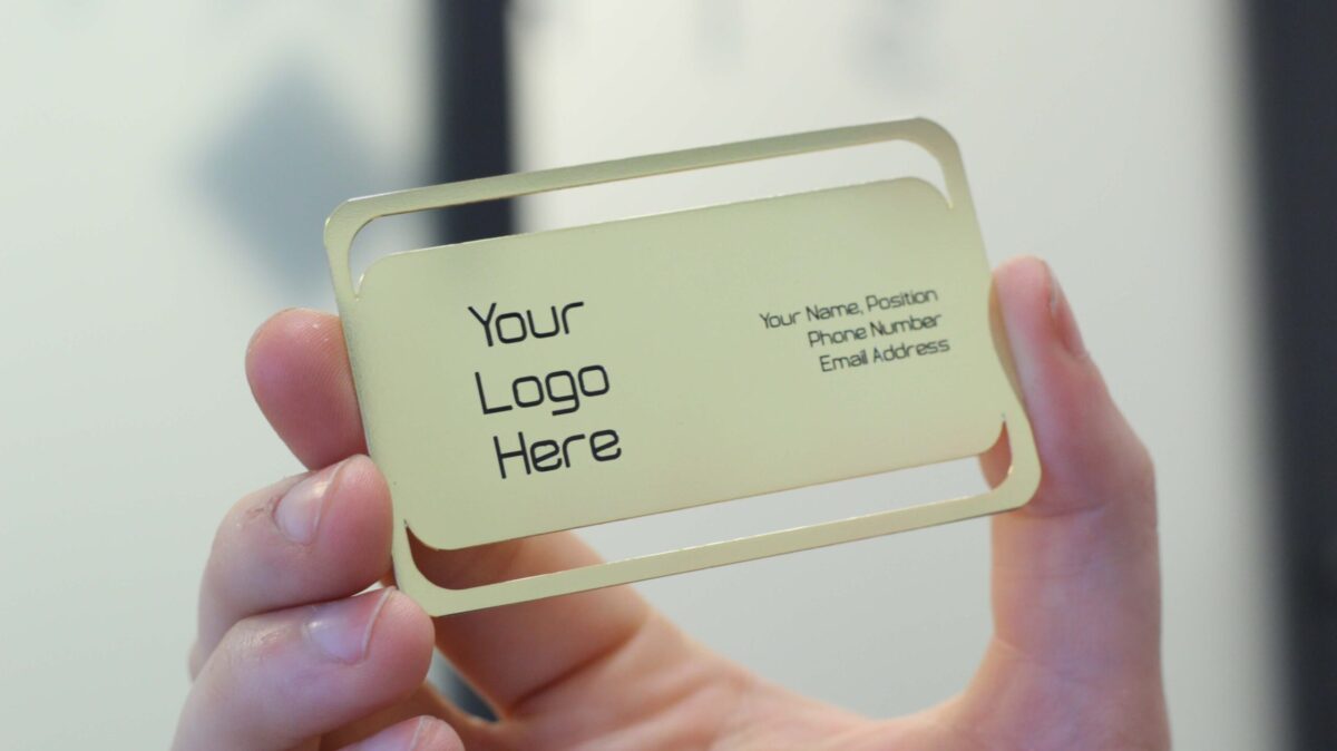 Gold Business Card Sample 5