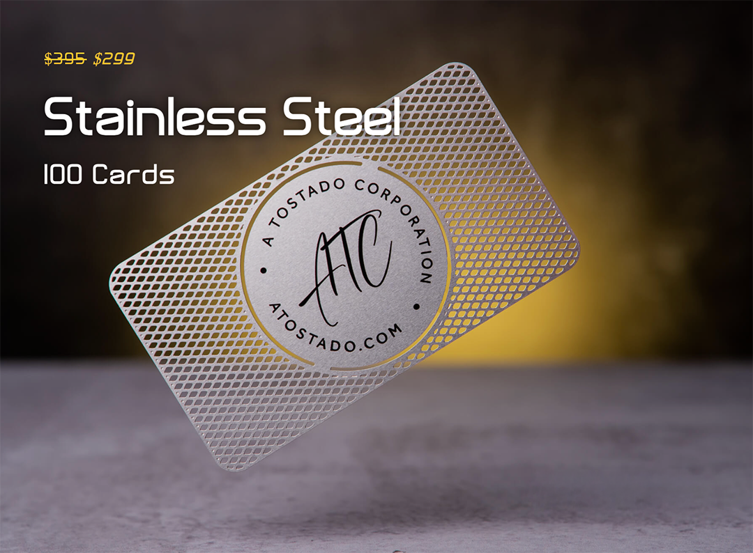 Lux Starter Pack - Stainless Steel: 100 Cards 1 Lux Starter Pack - Stainless Steel: 100 Cards